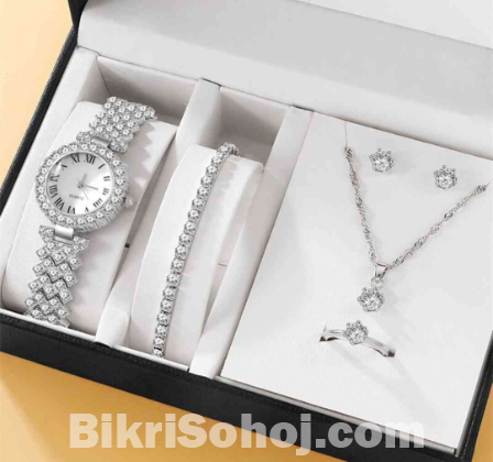 Woman watch 6 pcs set